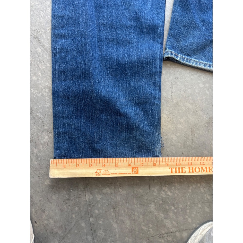 Vintage Y2K Levi's Silver Tab Baggy Dark Wash Denim Jeans - Picture 7 of 11